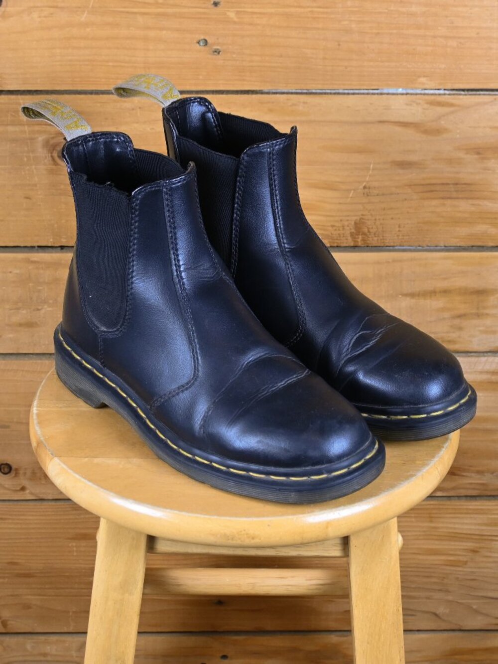 Dr. Martens Vegan 2976 Chelsea Boots in Black - W 9 / EU 41